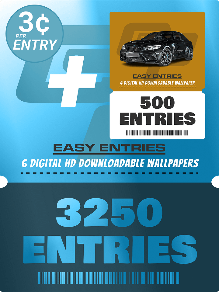 Easy Entry Platinum (3750 Entries) product image (1)