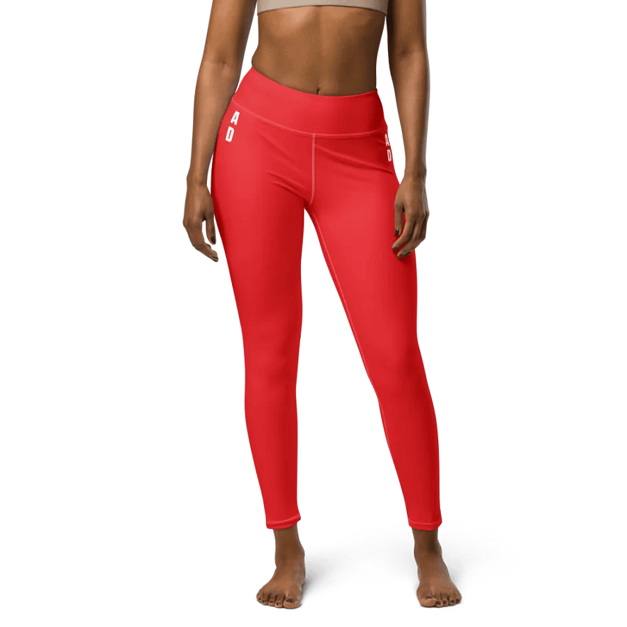 Unisex Red Yoga Leggings product image (3)