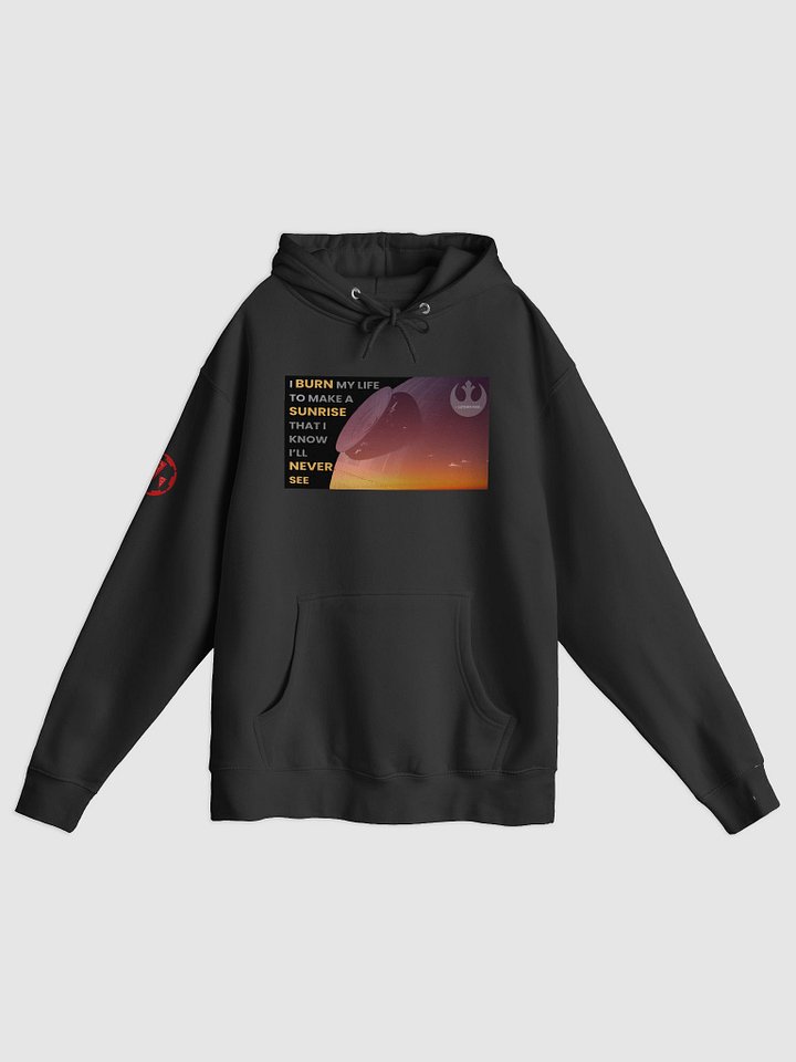 I Burn My Life Luthen Rael Rebel Quote Hoodie product image (1)