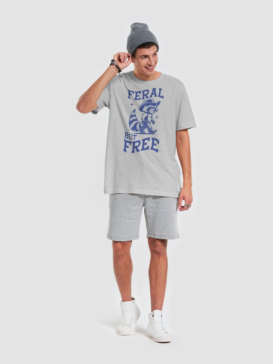 Feral But Free Funny Raccoon T-Shirt product image (6)