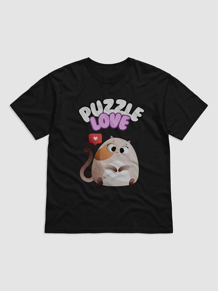 BBB YouTube Puzzle Love Chubby Cat T-Shirt product image (1)