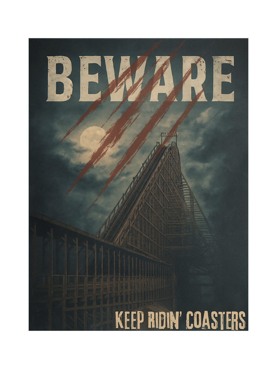 Beware - It's A Beast of a Ride 18x24" Poster product image (1)