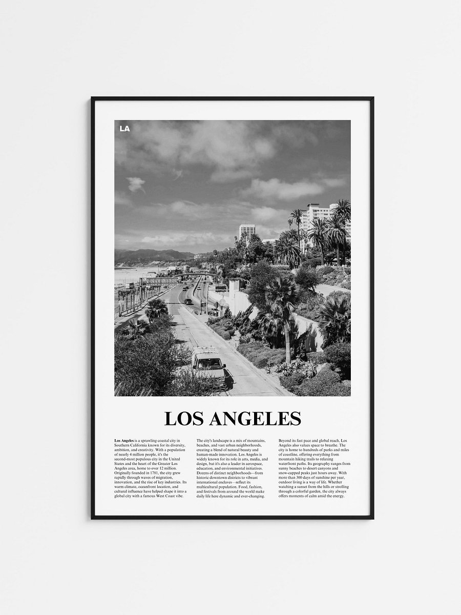 Los Angeles 03 Newspaper Poster product image (1)