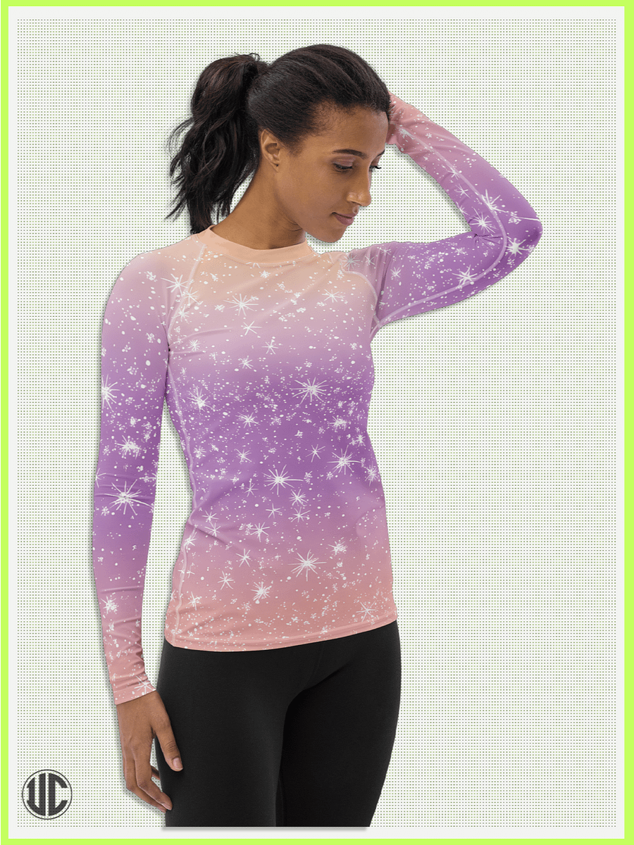 Cosmic Dusk - Women's Rash Guard product image (4)