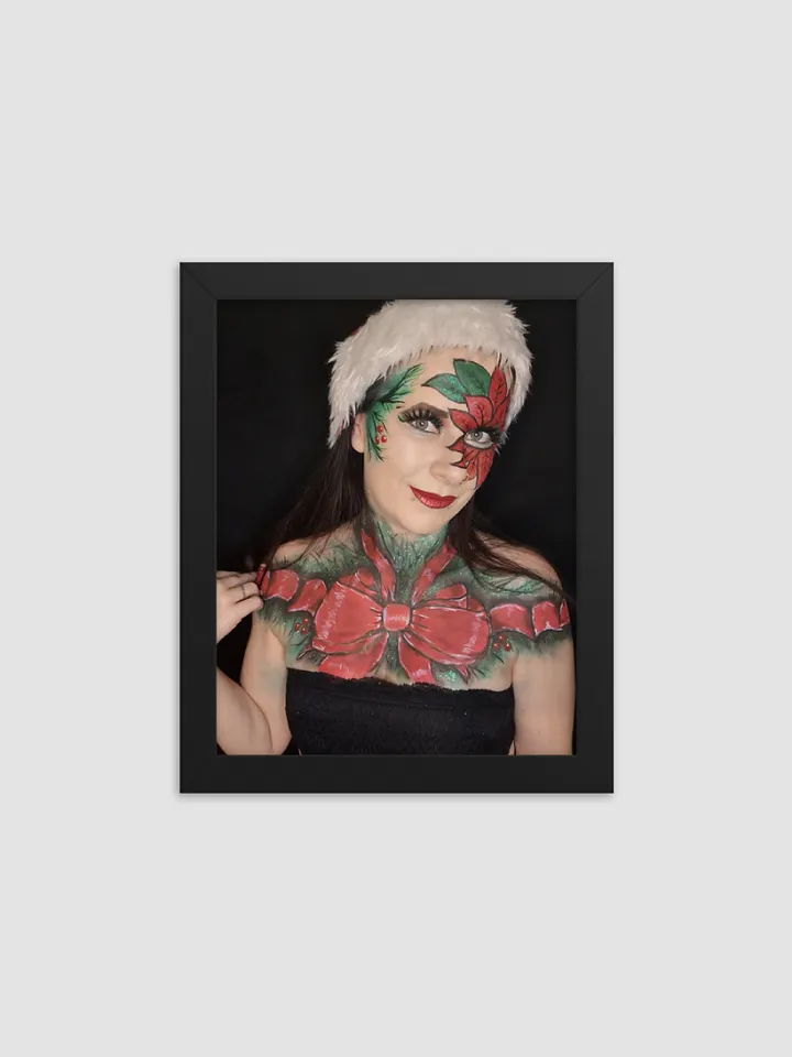 Festive Bow - Framed High-Quality Matte Poster product image (1)