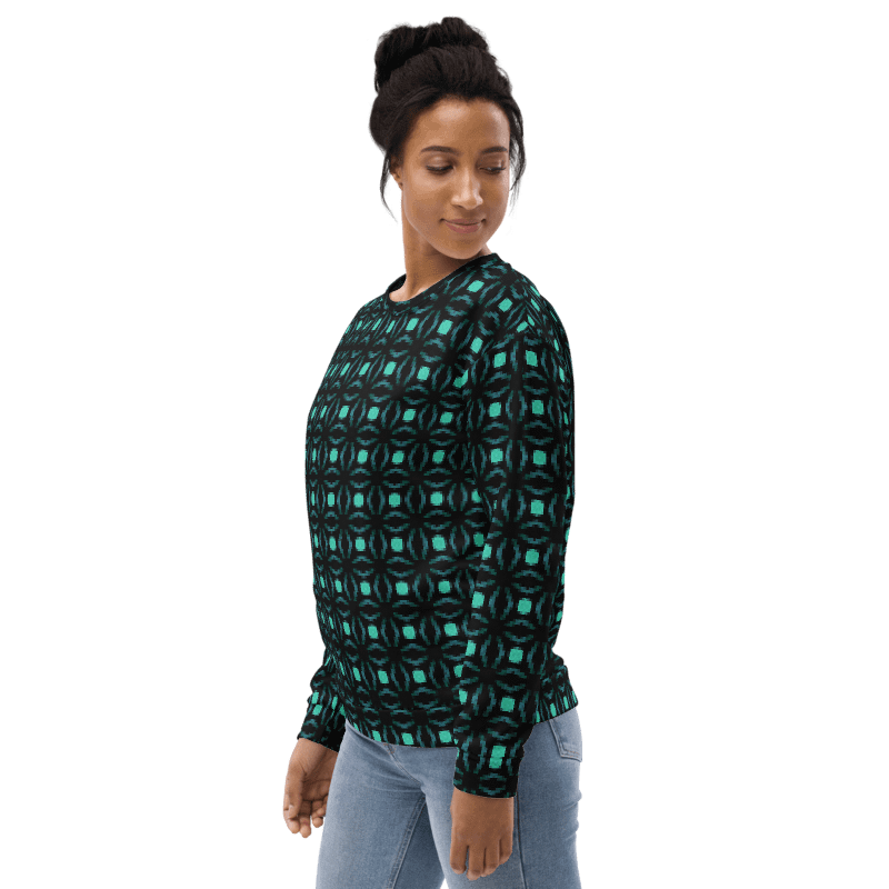 Abstract Repeating Values Unisex All Over Print Sweatshirt product image (9)