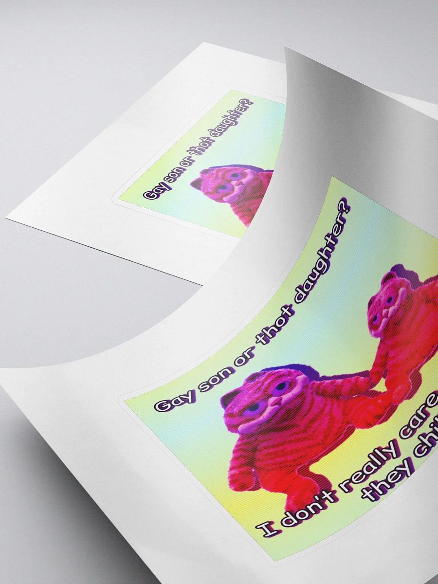 Gay son or thot daughter sticker product image (4)