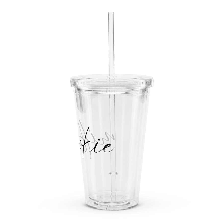 Milkookie Double Wall Clear Plastic Tumbler product image (4)
