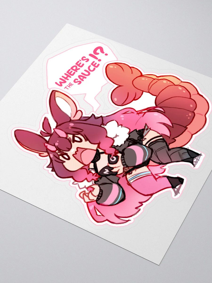 'WHERE'S THE SAUCE' Kaimeriss Sticker product image (3)