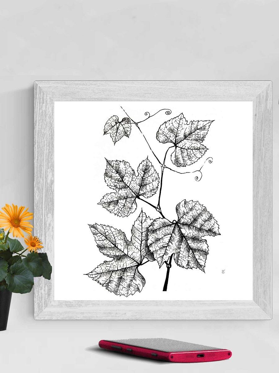 Botanical Bliss Canvas Art - Grape Leaves product image (3)