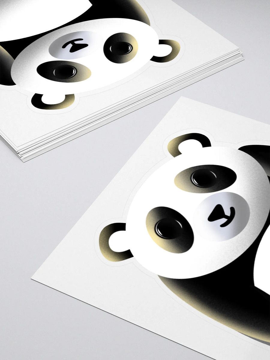 Panda Kiss Cut Sticker product image (4)