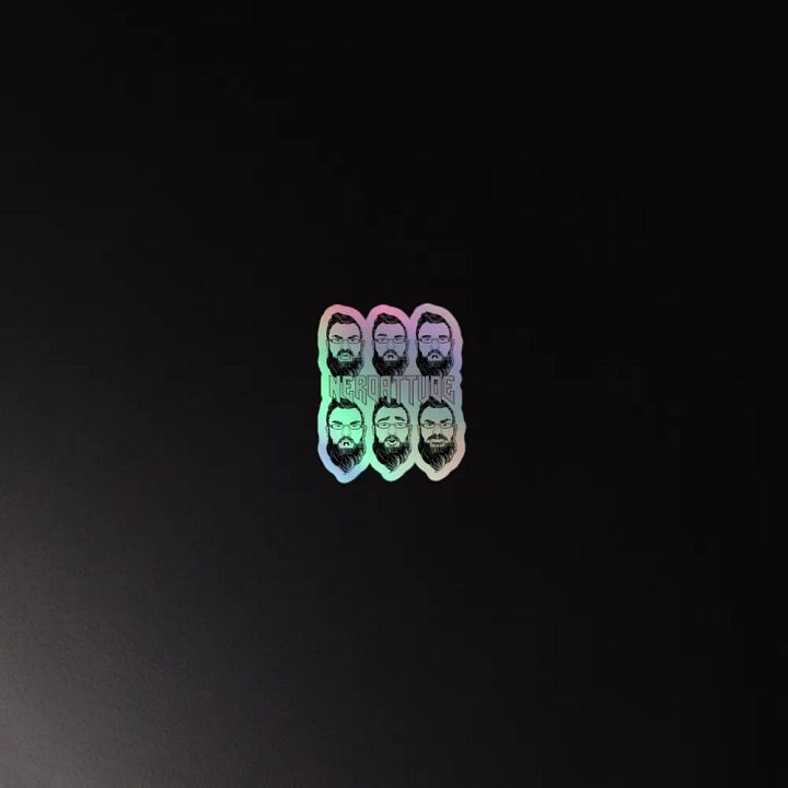 Nerd Holo Sticker product image (4)