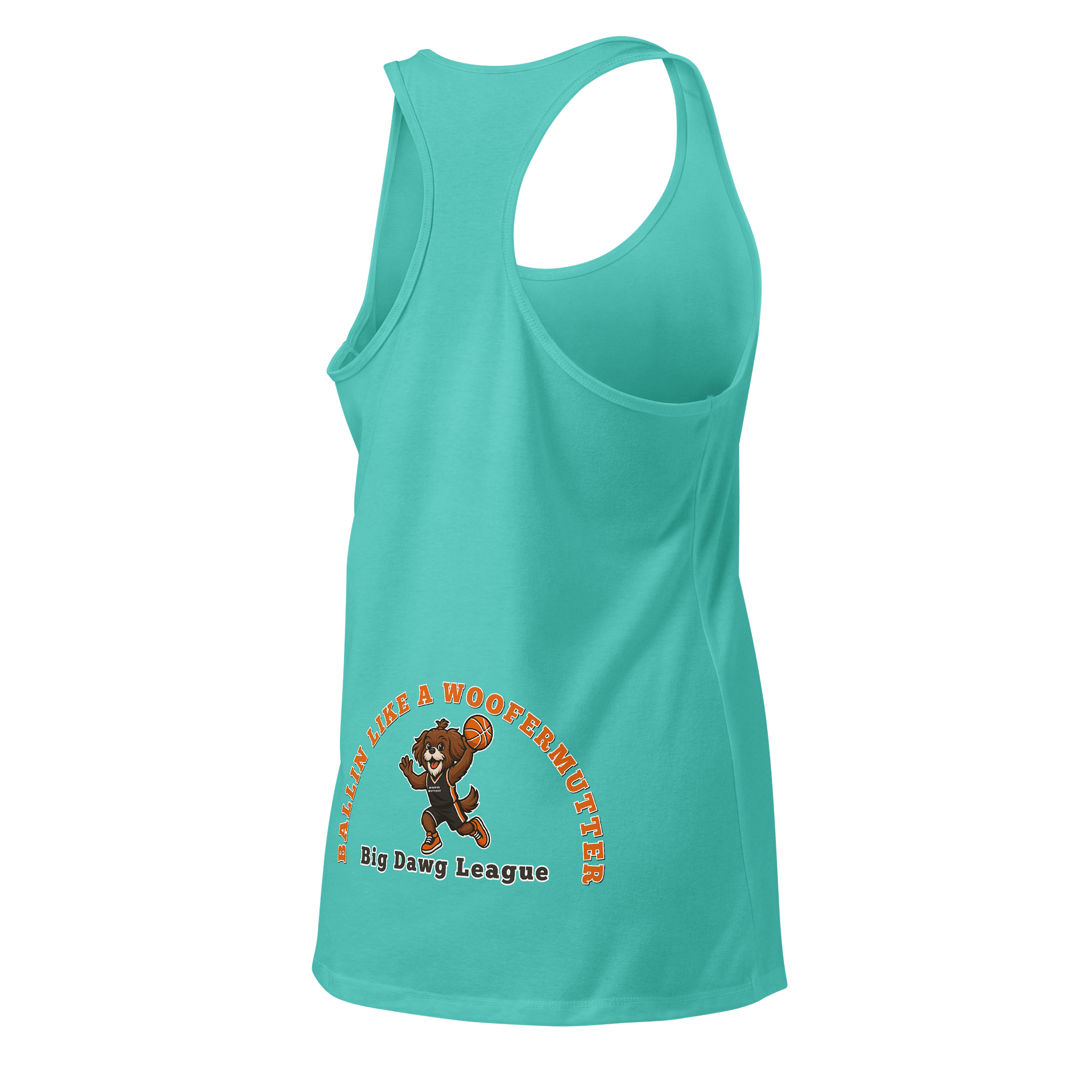Women's Racerback Tank Top Shih-Tzu Big Dawg Baller product image (8)