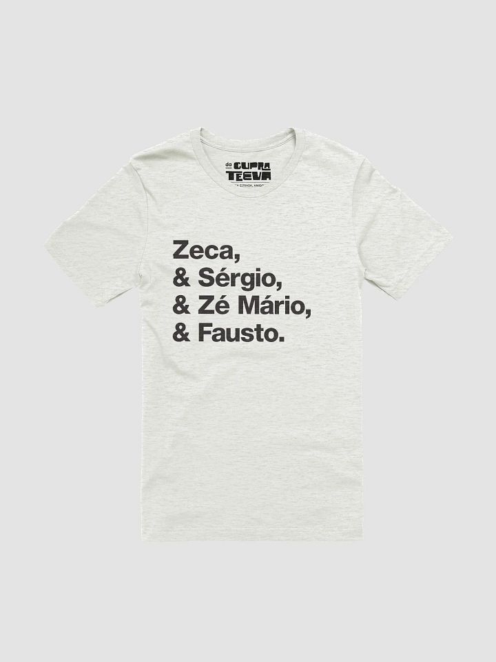 Shirt Zeca, Sérgio, Zé Mário, Fausto — claro product image (4)