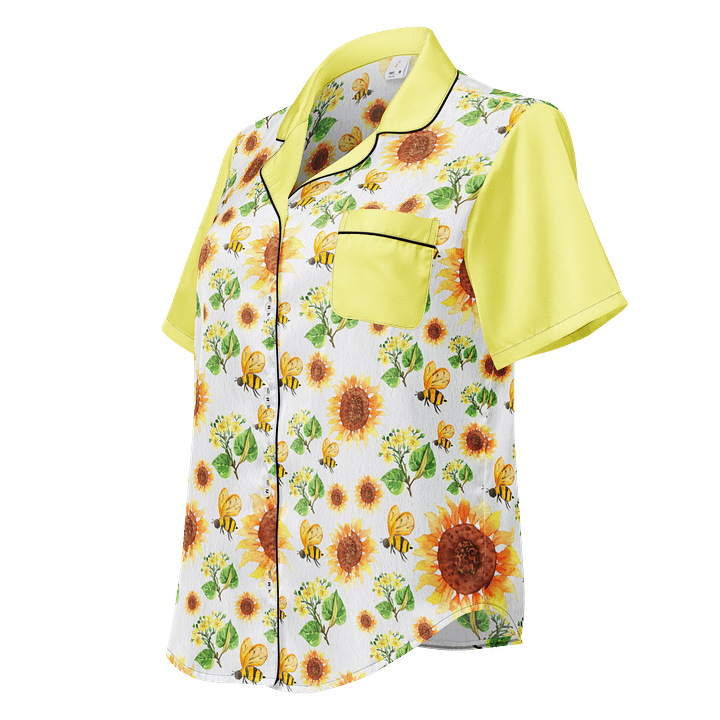 Yellow Sunflower Sleepwear Top product image (2)