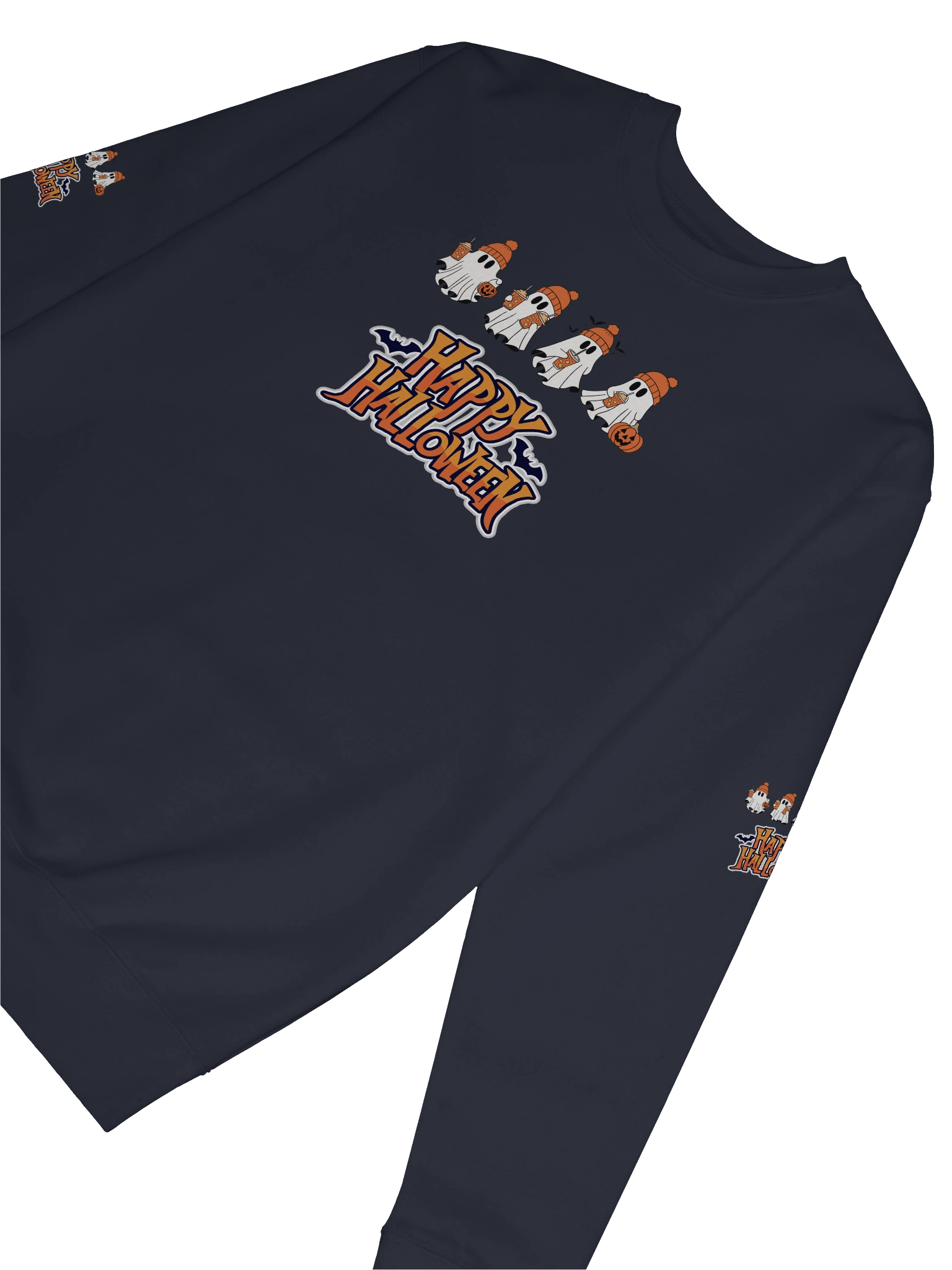 Happy Halloween Cute Ghosts Sweatshirt product image (56)