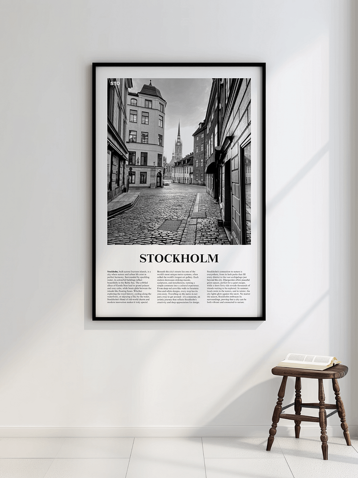 Stockholm 02 Newspaper Poster product image (2)