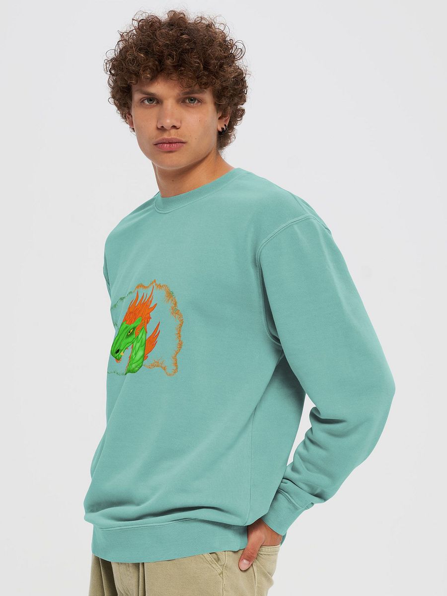 Fiery Dragon Unisex Pigment Dyed Sweatshirt product image (5)