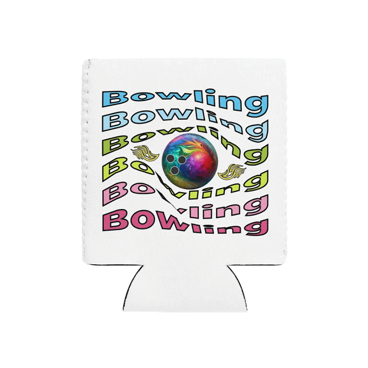 Bowling Swirl Wave Can Cooler product image (1)