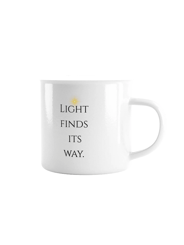 Light Finds Its Way Enamel Mug product image (1)