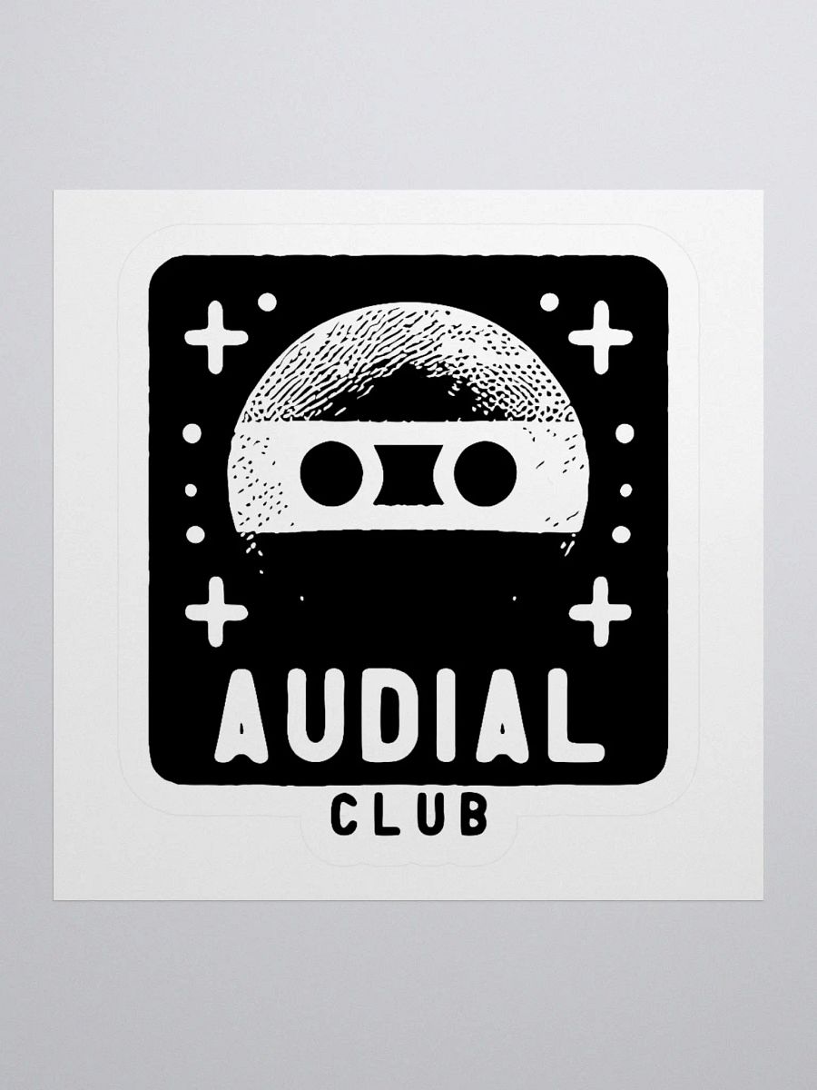 Audial Club 3" x 3" Sticker product image (1)