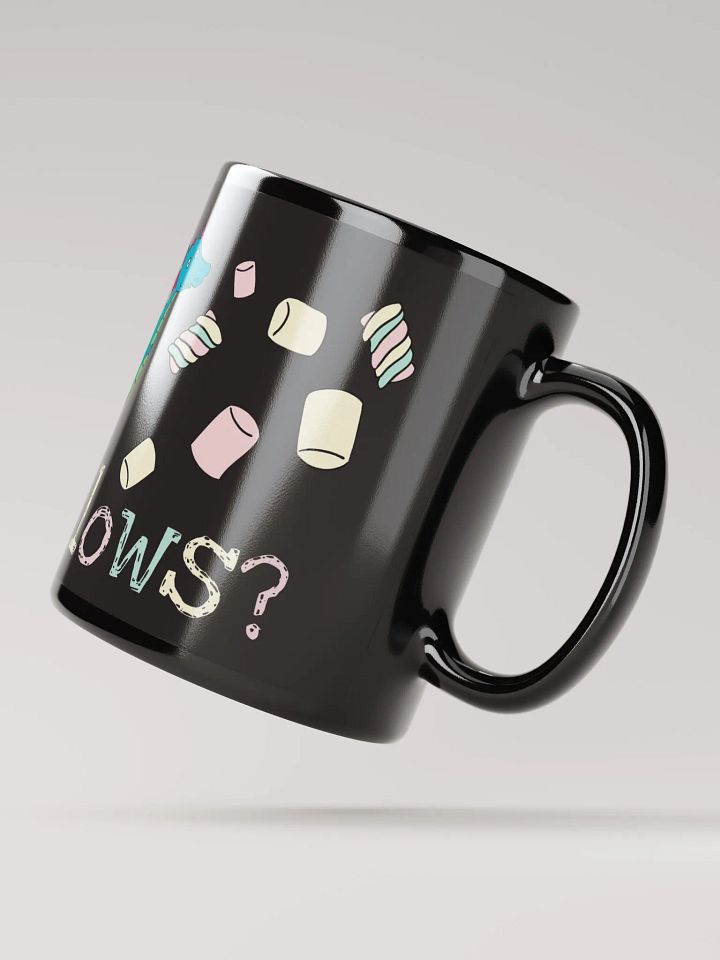Will there be... Marshmallows? Black mug product image (2)