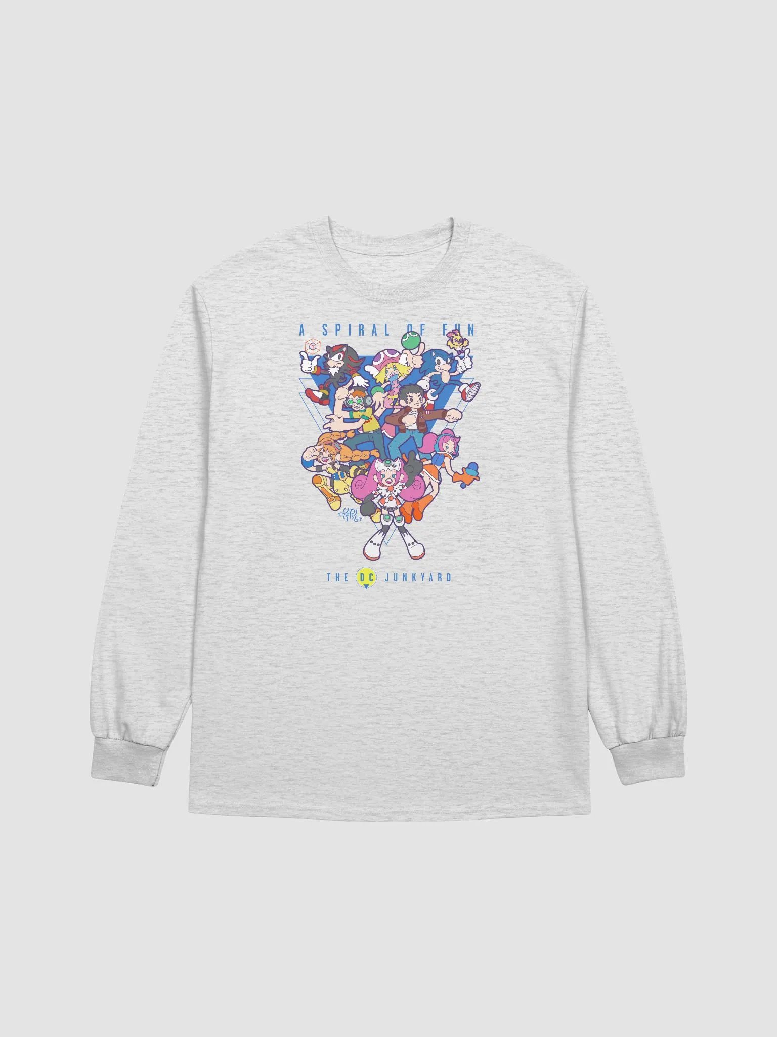 A Spiral of Fun Long Sleeve T-shirt (No Sleeve Print) - The DC Junkyard x From Ashes to Fire product image (1)