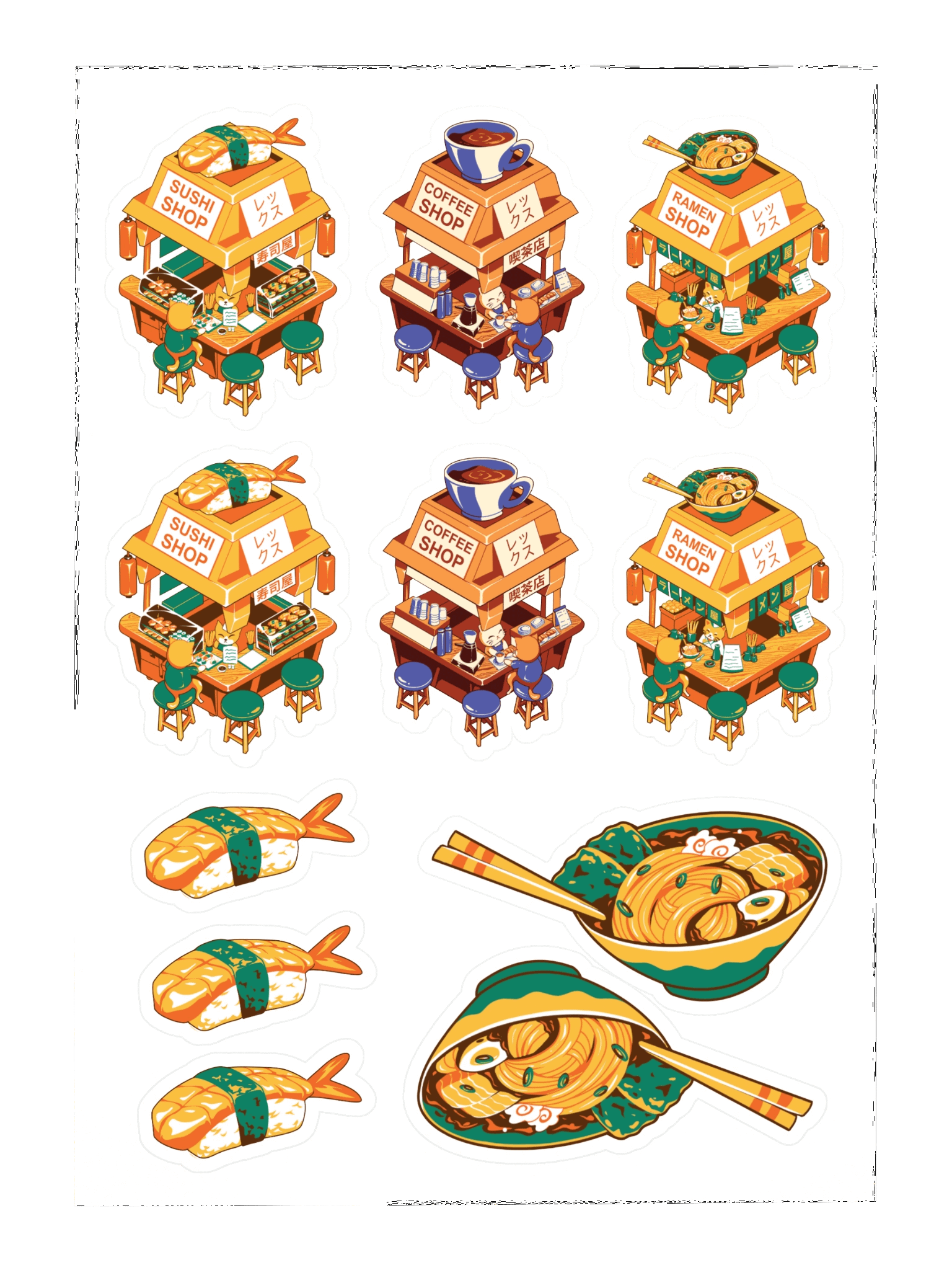 Sticker Pack – Keyboard Switch × Japanese Theena Store product image (3)
