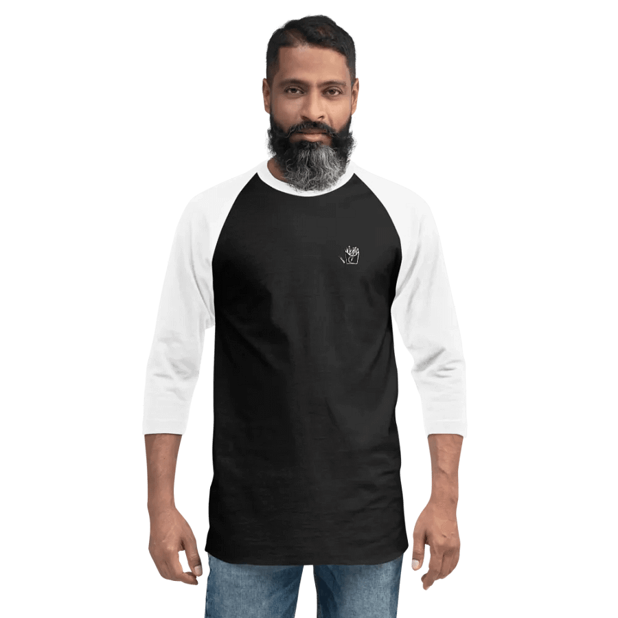 Fryenation Logo Raglan product image (3)