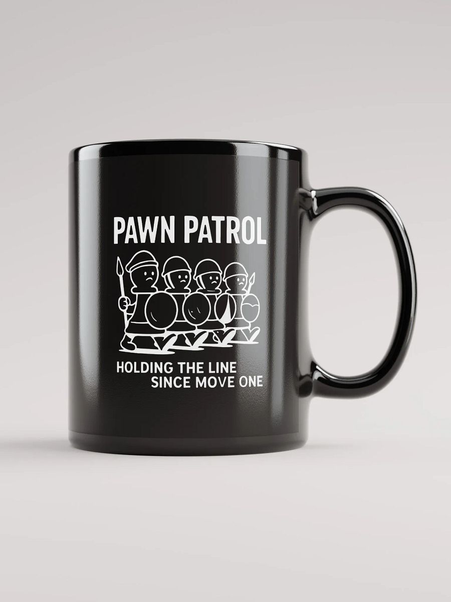 Pawn Patrol - Black Glossy Mug product image (1)