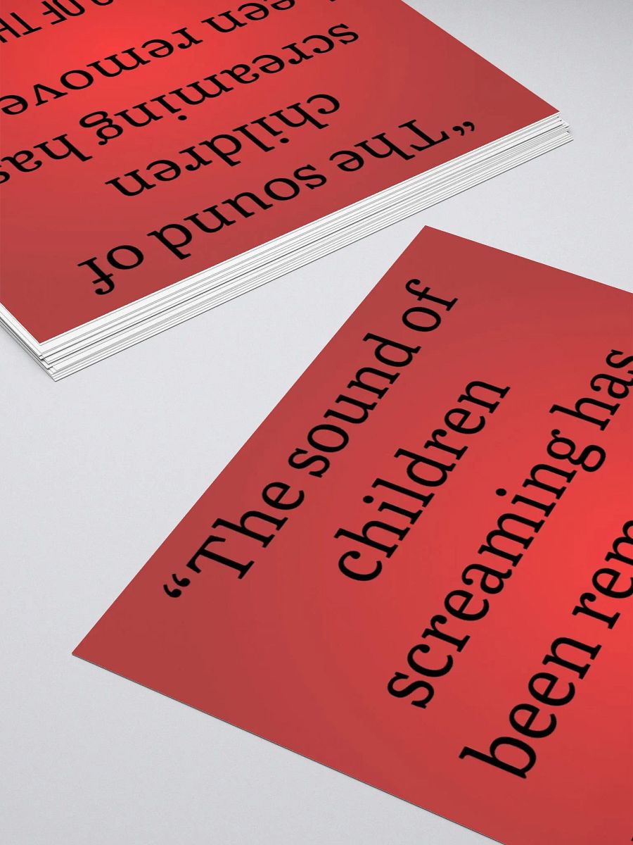 Sound of Children Kiss Cut Stickers product image (3)