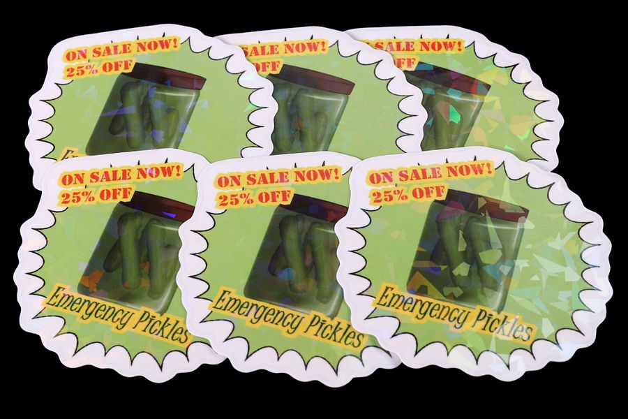 EMERGENCY Pickles! Holographic Sticker product image (3)