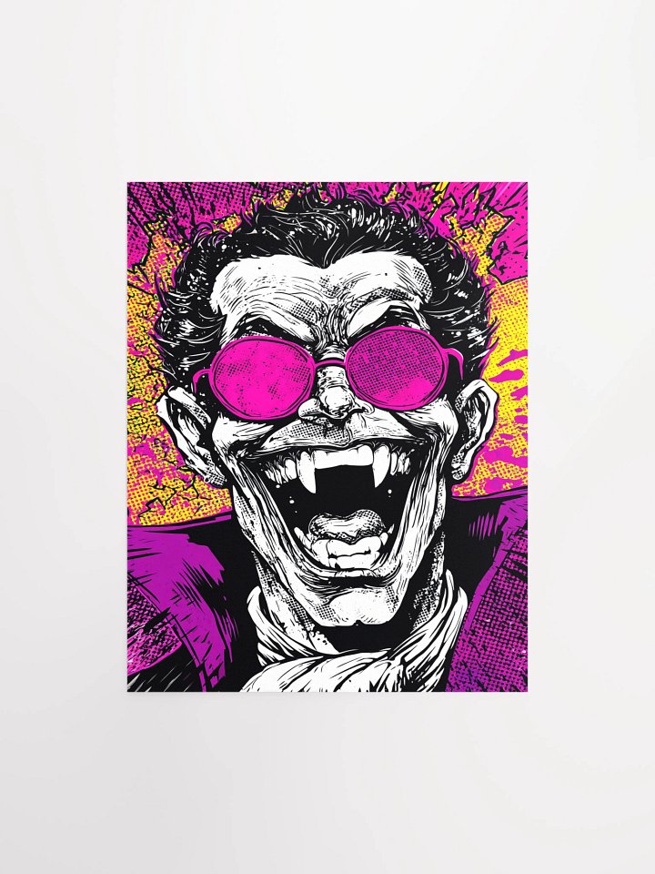 Fanged Frenzy Matte Unframed Wall Art Paper Canvas product image (4)