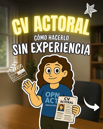 Cómo hacer tu primer CV actoral, este carrusel es para ti. 🎭

La mayoría de actores y actrices, cree que sin experiencia no h...