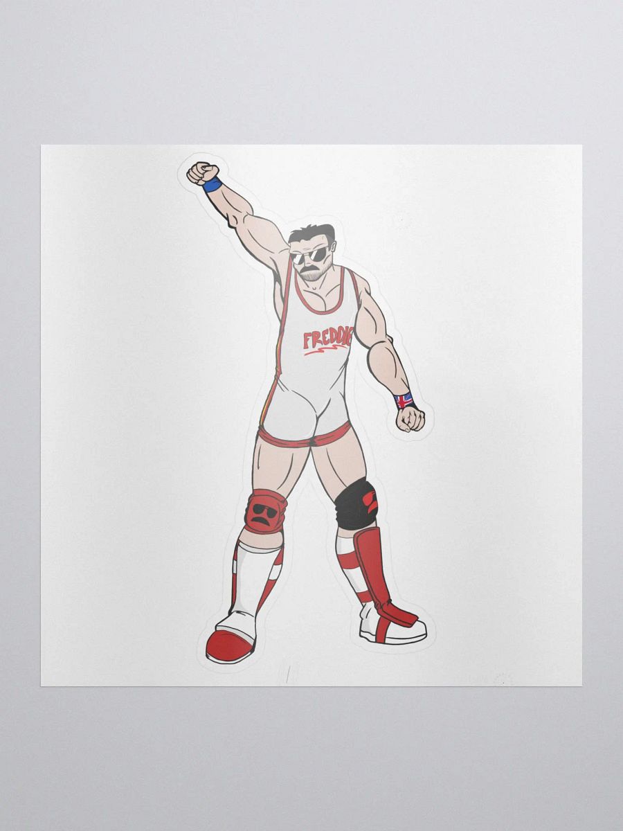 LuchaFreddie the return toon sticker product image (1)