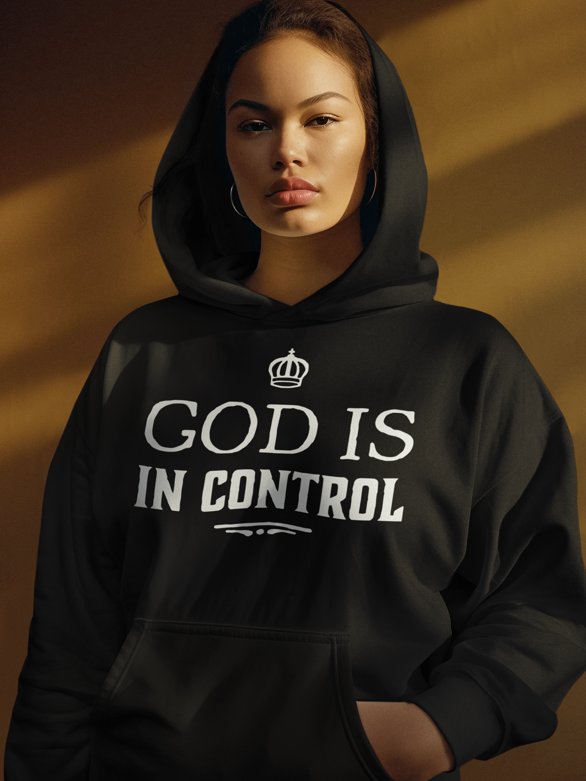 Christian Hoodie God Is In Control product image (2)