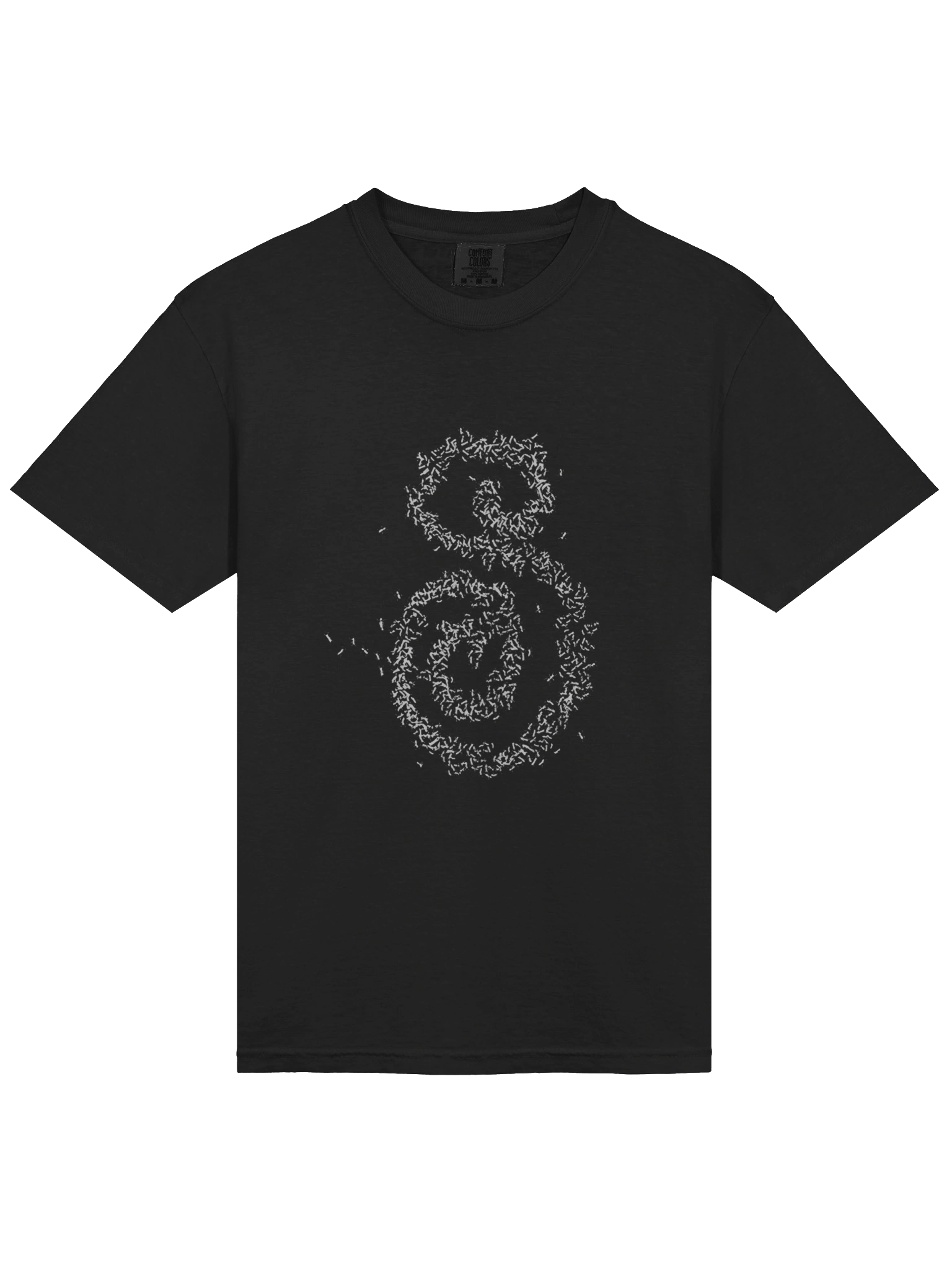 ANTS PIGMENT DYED BLACK TEE product image (1)