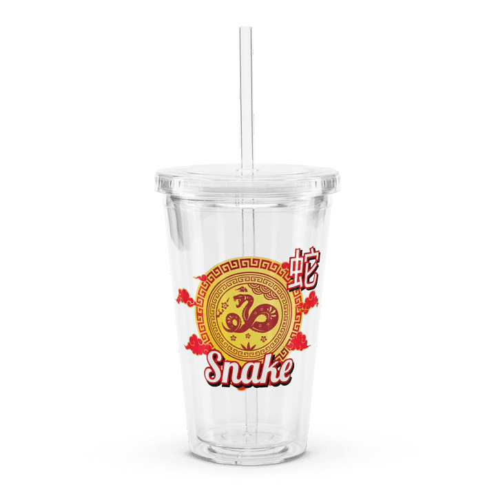 Snake - Chinese Zodiac Double Wall Plastic Tumbler product image (1)