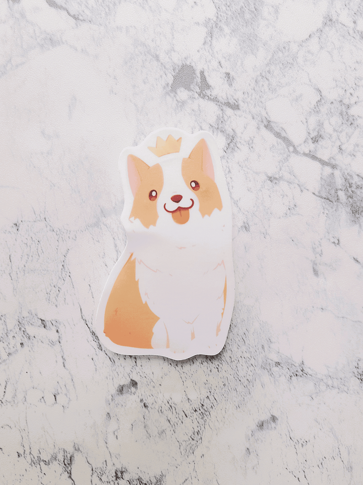 Prince Corgi Sticker product image (1)
