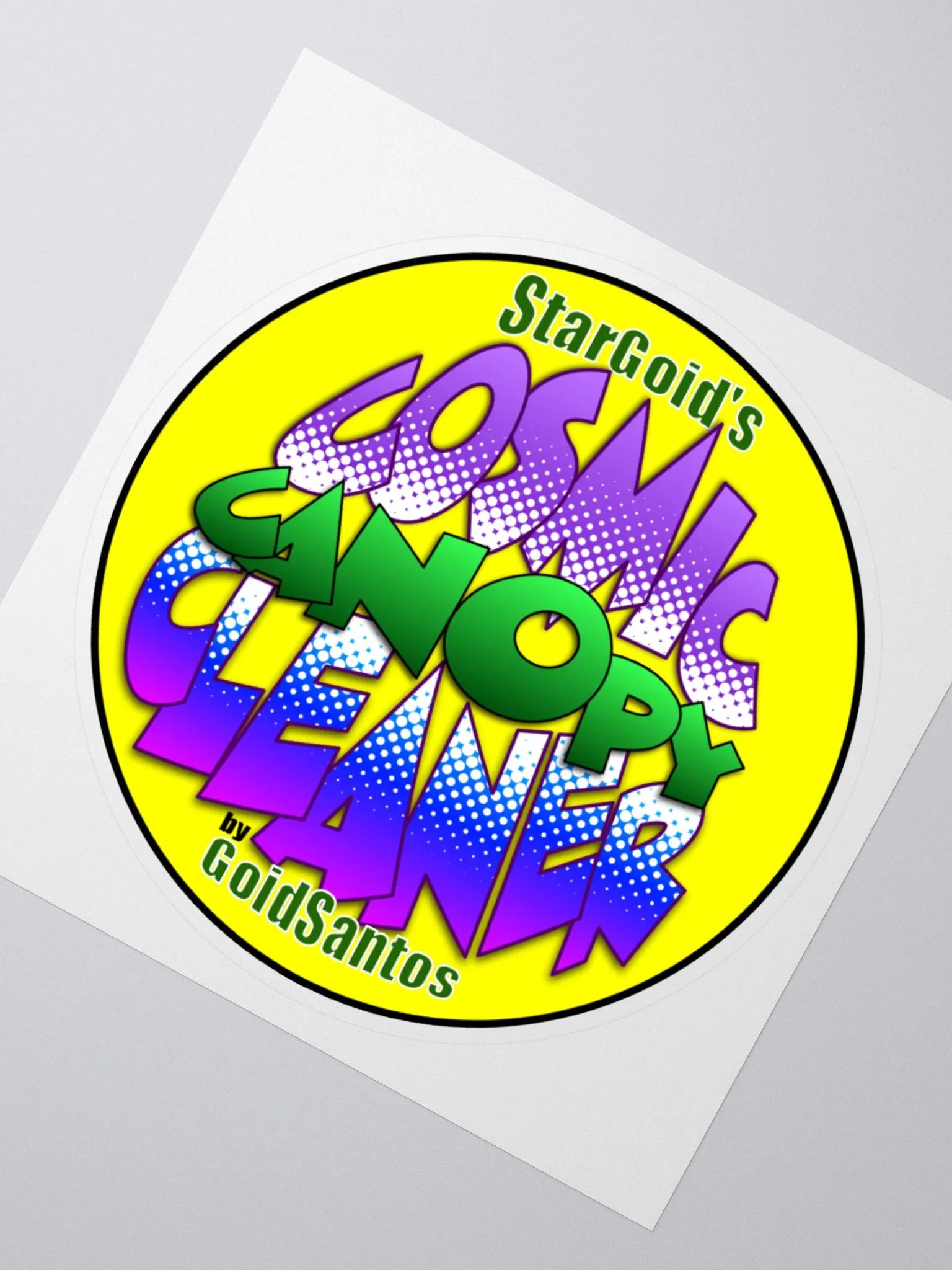 Cosmic Canopy Cleaner Sticker product image (2)