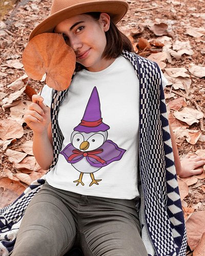 Adorable little bird wearing a wizard costume

An adorable little bird wearing a wizard costume ready for Halloween night wit...