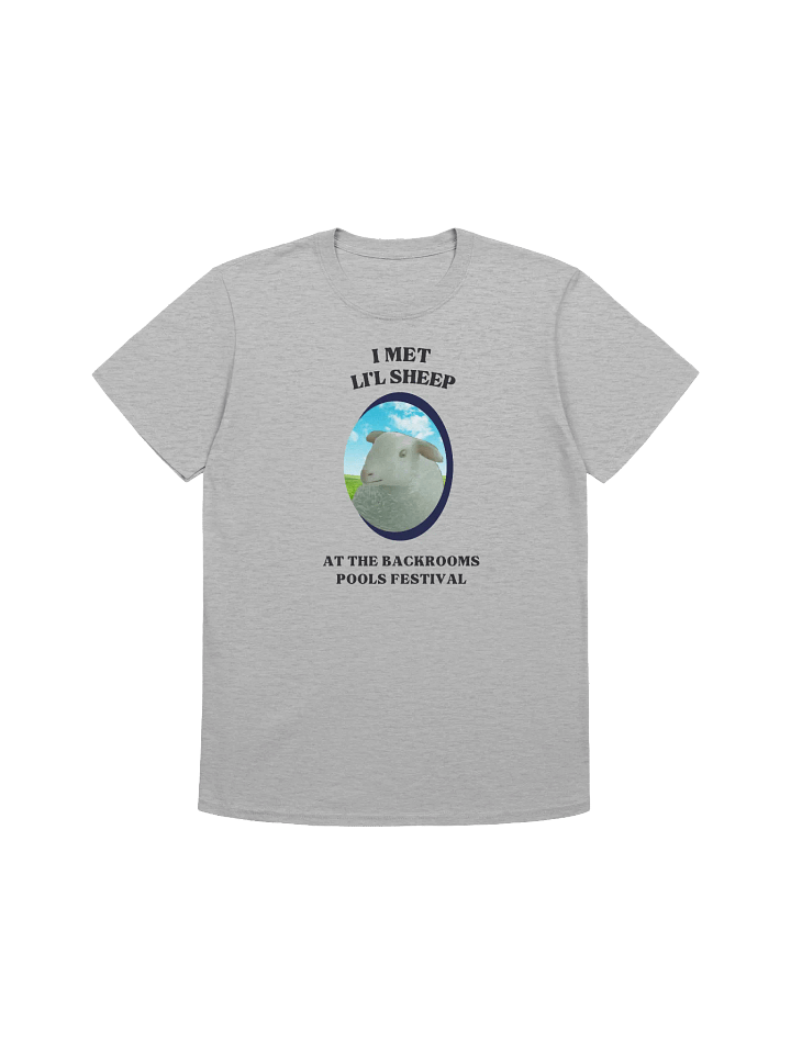 I Met Li'l Sheep at the Backrooms POOLS Festival Unisex T-Shirt product image (1)
