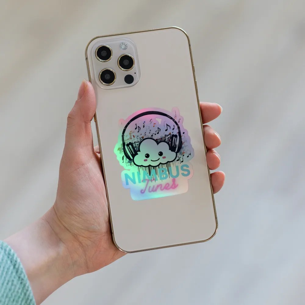 Nimbus Tunes Holographic Cloud Sticker Pack product image (8)