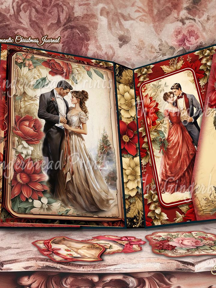 Romantic Christmas Journal kit Digital download only product image (2)