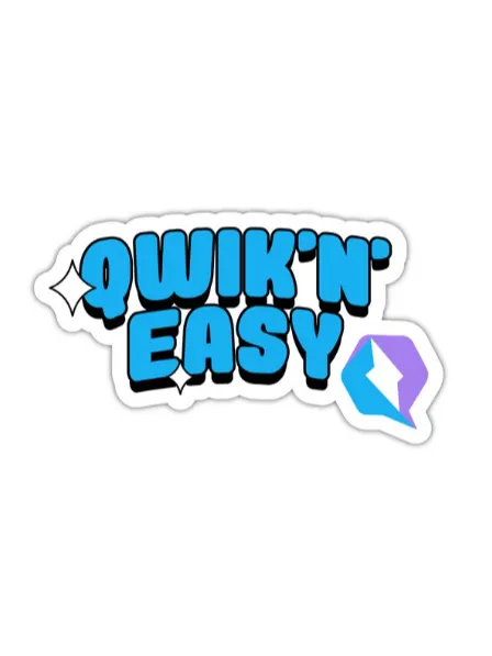 Builder.io - QWIK 'n' Easy Sticker product image (1)