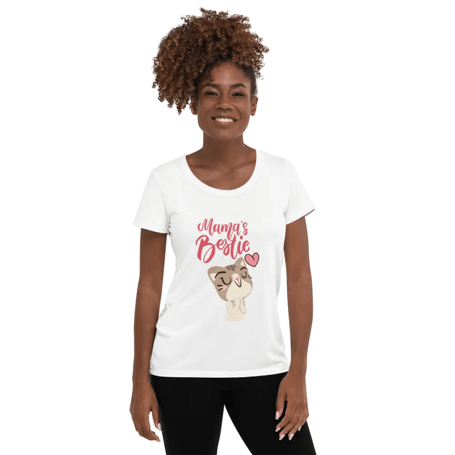 Mama's Bestie All-Over Print Women's Athletic T-Shirt product image (7)