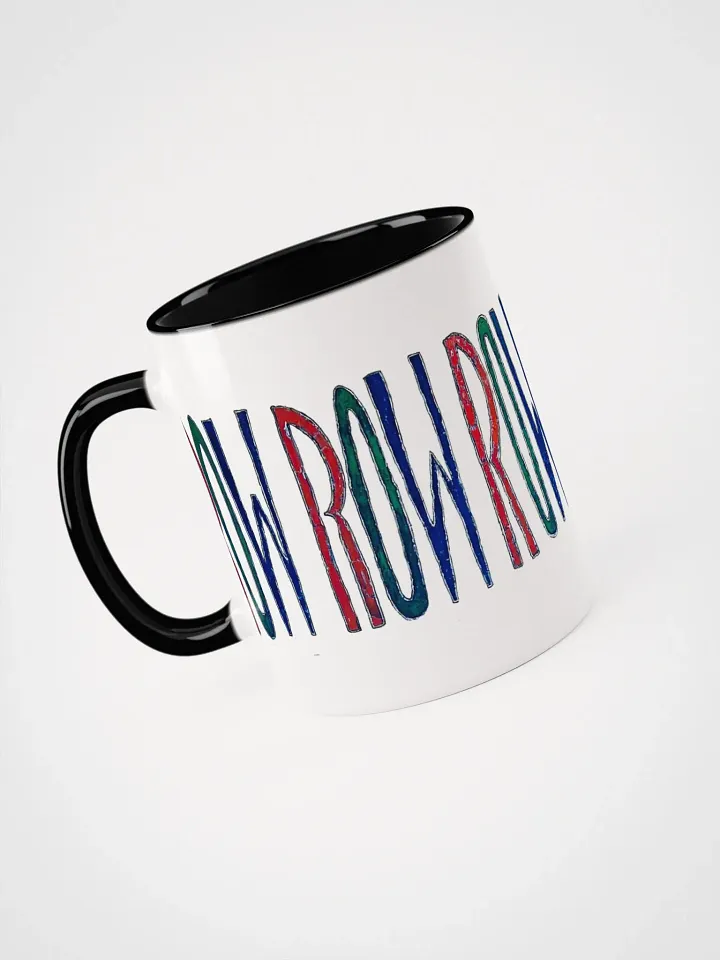 Row Row Row Your Boat Ceramic Mug with Color Inside product image (1)