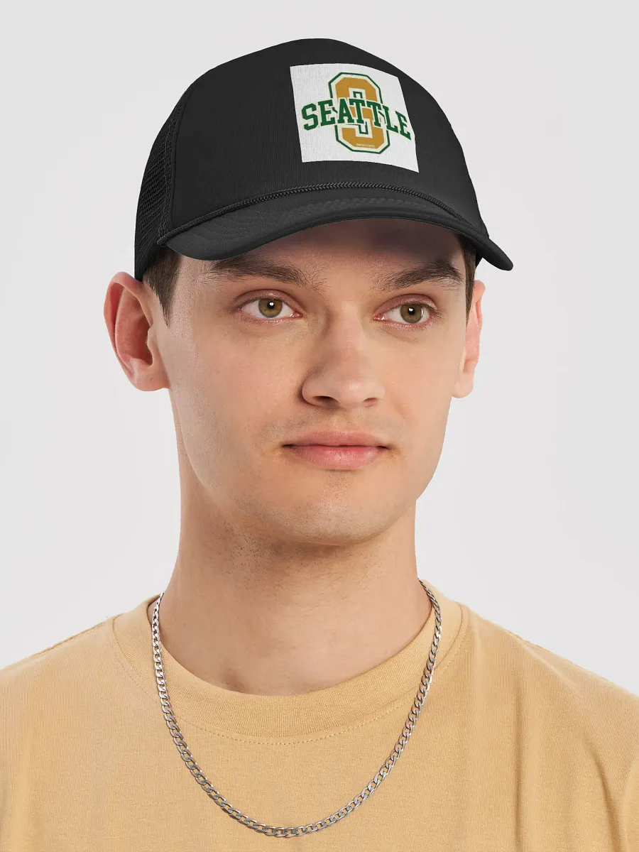 Man Foam Trucker Cap Seattle product image (5)