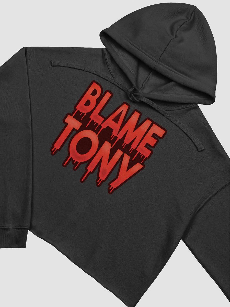 Blame Tony Cropped Hoodie product image (2)