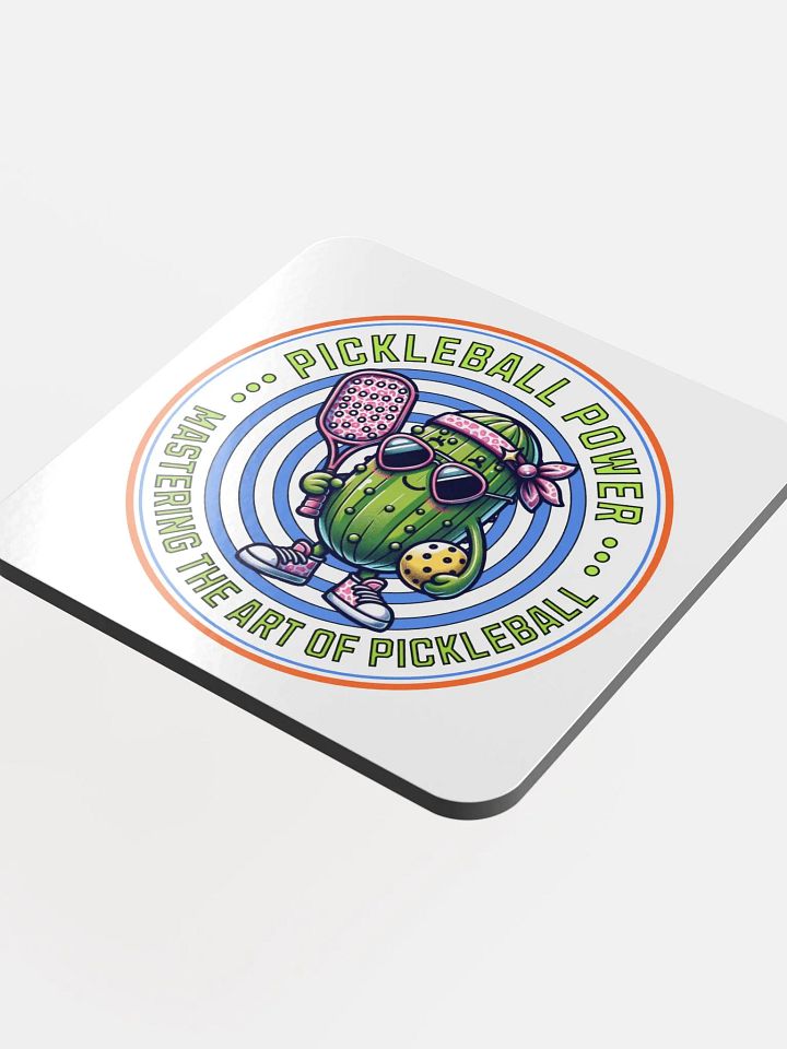 Pickleball Power Mastering The Art Of Pickleball Coaster Set product image (1)